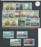 PAPUA - NEW GUINEA - YVERT 297/300 + 538/542 + 556/561 + 575/578 ** MNH - COTE = 48 EURO - BATEAUX - SHIP - Papua Nuova Guinea