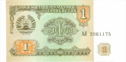 Billet Tadjikistan 1 Rouble NEUF - Tadjikistan