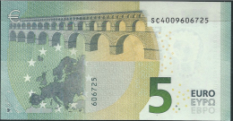 € 5 ITALY  SC S001 D4  DRAGHI  UNC - 5 Euro