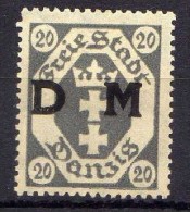 Danzig Dienstmarken 1921 Mi 4 * [261215XIV] - Service