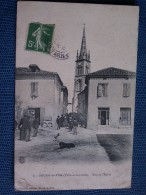 ""  CPA  BOURG  DE  VISA  //  RUE  DE  L ' EGLISE "" - Bourg De Visa