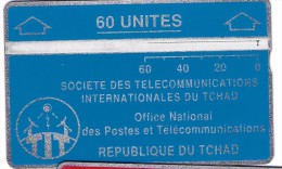 TELECARTE PHONECARD TCHAD 60 UNITES  REPUBLIQUE DU TCHAD OFFICE NATIONAL DES POSTES ET TELECOMMUNICATIONS - Chad