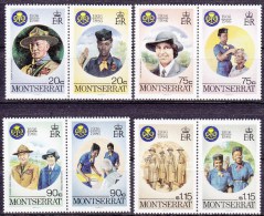 MONTSERRAT 1986 - Scouting - 50th Anniv. Girl Guides MNH, Mi # 609-16 - Montserrat