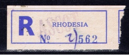 Rhodesien+ 1980 Mi Xx Reco-Zettel - Altri & Non Classificati