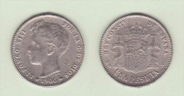 ALFONSO XIIII  1 PESETA   1.900    SC/UNC  Réplica  T-DL-11.459 - Ensayos & Reacuñaciones