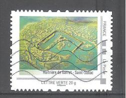 France Collector Oblitéré (Les Côtes Bretonnes - Huîtrière De Garrot - Saint Suliac) (lignes Ondulées) - Collectors