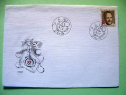 Slovakia 1993 FDC Cover - Alexander Dubcek - Politician - Rose Flower - Lettres & Documents