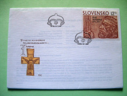 Slovakia 1994 FDC Cover - Prince Svatopluk Of Moravia - Storia Postale