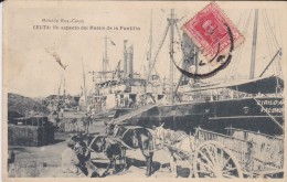 ESPAGNE---CEUTA--un Aspecto Del Muelle De La Puntilla ---voir 2 Scans - Ceuta