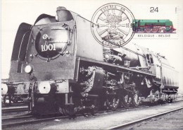 MAXIMUN CARD LOCOMOTIVE TYPE 1  1935 BRUXELLES (max0169) - Other & Unclassified