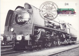 MAXIMUN CARD LOCOMOTIVE TYPE 1  1935 BRUXELLES (max0169) - Sonstige & Ohne Zuordnung