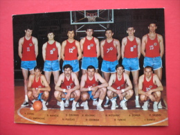 DRZAVNA REPREZENTANCA SFR JUGOSLAVIJE NA SP V KOSARKI 1970 V LJUBLJANI;SARAJEVO PRVI DAN - Basket-ball