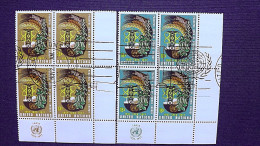 UNO-New York 313/4 Yv 281/2 Sc 289/90 Oo/FDC-cancelled EVB ´D´, 20 Jahre Internationale Atomenergie-Organisation (IAEA) - Used Stamps