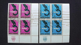 UNO-New York 320/1 Yv 288/9 Sc 296/7 Oo/FDC-cancelled EVB ´B´, Namibia: Befreiung, Gerechtigkeit, Zusammenarbeit - Used Stamps