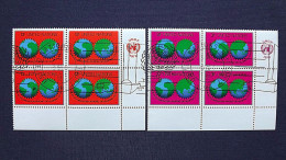 UNO-New York 326/7 Yv 294/5 Sc 302/3 Oo/FDC-cancelled EVB ´D´, Technische Zusammenarbeit Zwischen Entwicklungsländern - Used Stamps