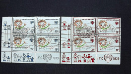 UNO-New York 334/5 Yv 302/3 Sc 310/1 Oo/FDC-cancelled EVB ´C´,  Internationales Jahr Des Kindes - Used Stamps