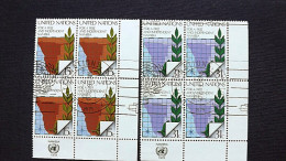 UNO-New York 336/7 Yv 304/5 Sc 312/3 Oo/FDC-cancelled EVB ´D´, Für Ein Freies Und Unabhängiges Namibia - Used Stamps