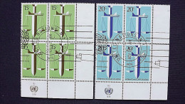 UNO-New York 338/9 Yv 306/7 Sc 314/5 Oo/FDC-cancelled EVB ´D´, Internationaler Gerichtshof, Den Haag - Used Stamps