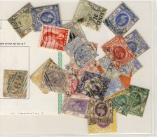 GRANDE BRETAGNE #  ANCIENNES COLONIES #  HONG KONG # VRAC DE 40 TIMBRES OBLITERES # - Colecciones & Series