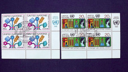 UNO-New York 364/5 Yv 332/3 Sc 340/1 Oo/FDC-cancelled EVB ´D´, Wirtschafts- Und Sozialrat Der UNO (ECOSOC) - Used Stamps