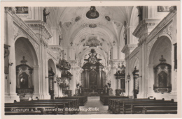 Ellwangen An Der Jagst - S/w Inneres Der Schönenberg Kirche - Ellwangen
