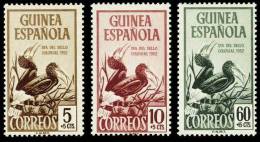 Guinea 318/20 (*) Sin Goma. Aves 1952 - Guinea Española