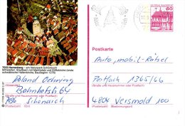 ALLEMAGNE. Carte Pré-timbrée Ayant Circulé En 1983. Herrenberg. Belle Oblitération. - Illustrated Postcards - Used