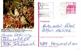 ALLEMAGNE. Carte Pré-timbrée Ayant Circulé En 1983. Herrenberg. Belle Oblitération. - Illustrated Postcards - Used