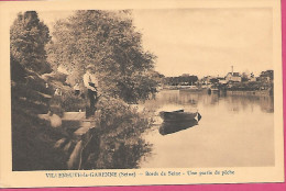 Villeneuve La Garenne - Bords De Seine - Une Partie De Pèche Animée - Villeneuve La Garenne