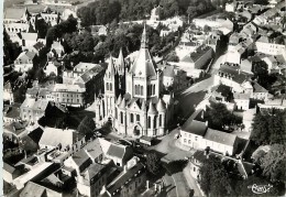 Gd Format Div -ref R409 - Nord - Conde Bonsecours - La Basilique - Vue Aerienne  - Carte Bon Etat - - Conde Sur Escaut