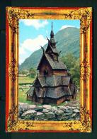 NORWAY  -  Borgund Stave Church  Used Postcard As Scans - Norway