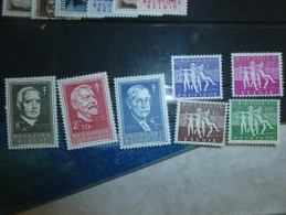 Timbre Belgique A Charnieres 979/85 - Andere & Zonder Classificatie