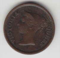 @Y@     Straits Settlements, East India Company, 1845 1/4 Cent    (2884) - Inde