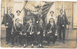 SAINT LOUP GEANGES (71) Carte Photo Groupe De Conscrits - Andere & Zonder Classificatie