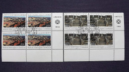 UNO-New York 444/5 Yv 412/3 Sc 421/2 Oo/FDC.cancelled EVB ´D´,UNESCO-Welterbe, Grand Canyon, Polonnaruwa - Usati