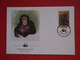 Sierra Leone FDC Serie World Animals Widelife Fund 1983 Nice Stamp - Sierra Leone