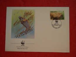 Vanuatu Dugong FDC Serie World Animals Widelife Fund 1988 Nice Stamp - Vanuatu