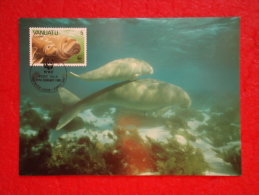 Vanuatu Dugong Serie World Animals Widelife Fund 1988 Nice Stamp - Vanuatu
