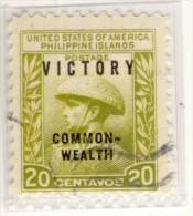 Philippines - Mi.Nr. PH - 451- 1945 - Overprint - Refb3 - Filipinas