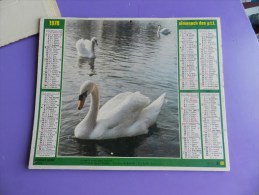 Calendriers  Almanach  Des  Ptt  1978   ( Somme ) - Formato Grande : 1971-80