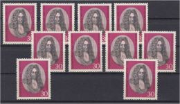 1357r: Germany Mi. 518 Gottfried Wilhelm Leibniz ( 10 X Mint) ** - Physics