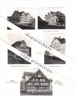 Photographien / Ansichten , 1913 , Herisau , Teufen , Gais , Prospekt , Architektur , Fotos !!! - Herisau