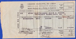 1940 - IMPOSTO MUNICIPAL PARA O SERVIÇO DE INCÊNDIOS .. CÂMARA MUNICIPAL DE LISBOA - Portugal