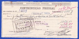 1937 - CONTRIBUIÇÃO PREDIAL - DISTRITO DE LISBOA 1º BAIRRO -- 21.JULHO.1937 - Portugal