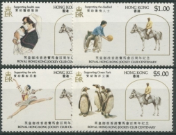 Hongkong 1984 Royal Hongkong Jockey Club Pferde 435/38 Postfrisch - Ungebraucht