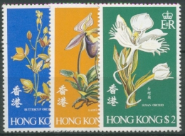 Hongkong 1977 Orchideen 341/43 Postfrisch - Nuovi