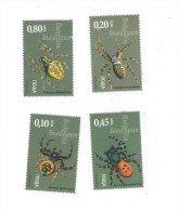 Bulgaria 2005 -  Set Of 4 Stamps MNH - Araignées