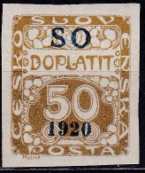 Eastern Silesia 1920 Sc J8 Mint Never Hinged - Ungebraucht