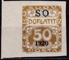 Eastern Silesia 1920 Sc J8 Mint Never Hinged - Nuovi