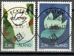 Aland 1995 EUROPA Satz/set Gestempelt/used - 1995